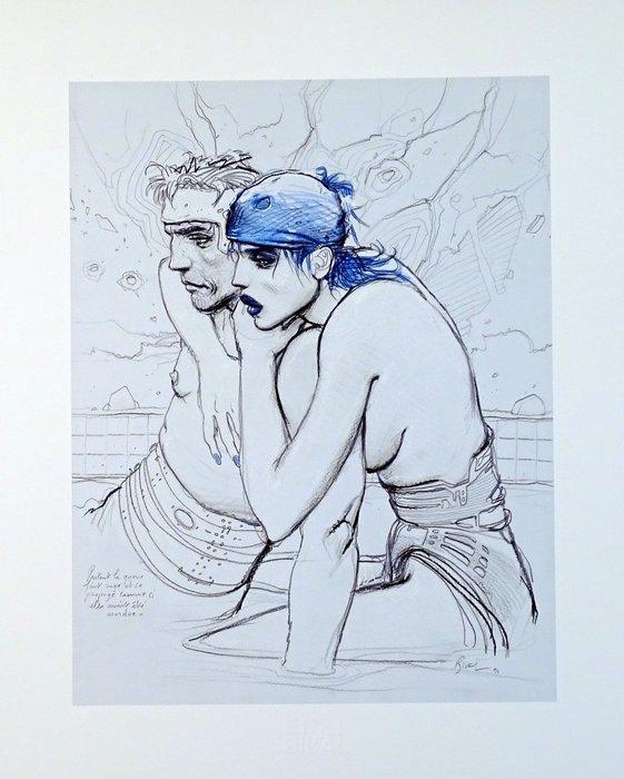 Bilal, Enki - 1 Pigmentdruk - Calque III - 2020, Livres, BD