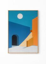 Nelson F. León - Ascenso Azul y Naranja XL- (NO Reserve), Antiek en Kunst