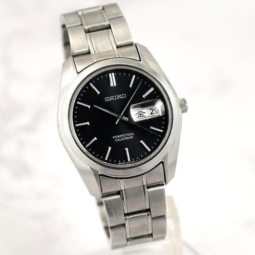 Seiko - PERPETUAL CALENDAR - Zonder Minimumprijs - 8F33-0040, Handtassen en Accessoires, Horloges | Antiek