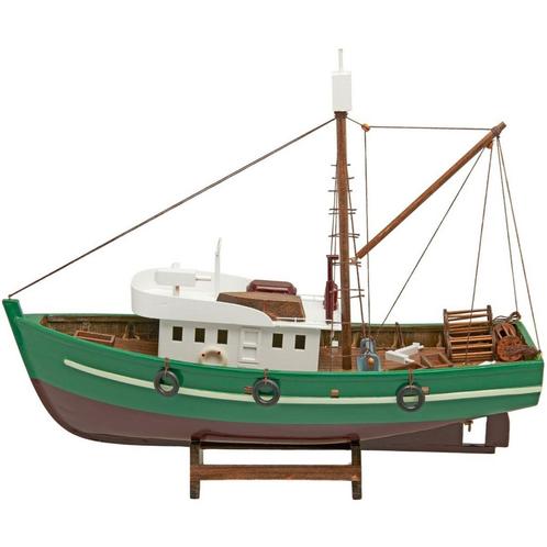 Model Vissersboot 44cm Groen, Hobby en Vrije tijd, Modelbouw | Boten en Schepen, Nieuw, Ophalen of Verzenden