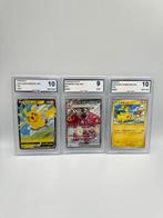 Pokémon - 3 Graded card - CHARIZARD EX FULL ART & PIKACHU V, Hobby en Vrije tijd, Verzamelkaartspellen | Pokémon, Nieuw