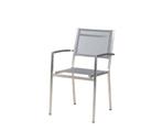 4 Seasons Outdoor Plaza stapelbare stoel ash grey, Nieuw