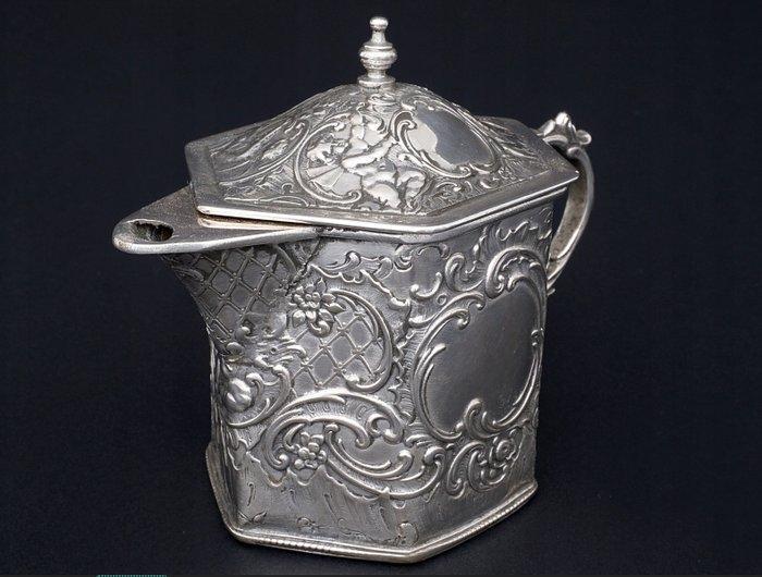 Melkkan - Hanau – Rosenau Simon – Reposé Milk Jug – 800, Antiquités & Art, Antiquités | Argent & Or