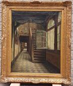 Jules Pittoors (1878-1929) - Brouwershuis trap met open raam, Antiek en Kunst