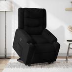 vidaXL Fauteuil inclinable noir tissu, Verzenden