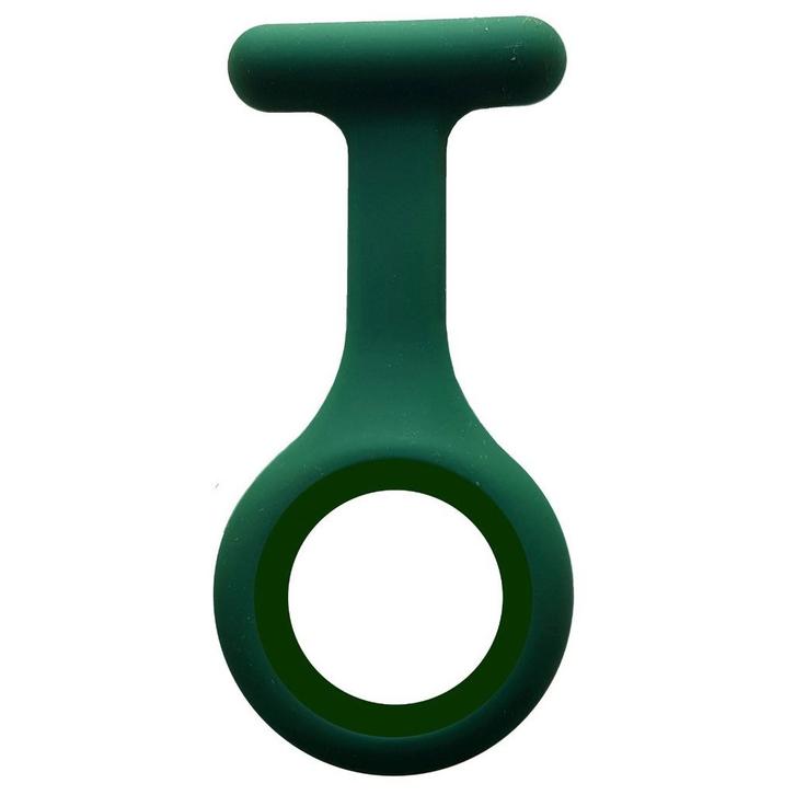 Fako - Verpleegstershorloge - Siliconen Hoesje - Donkergroen, Handtassen en Accessoires, Horloges | Dames, Verzenden