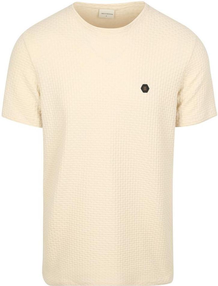 No-Excess T-Shirt Jacquard Ecru maat Maat 48/50 (M) Heren, Kleding | Heren, T-shirts, Nieuw, Maat 48/50 (M), Verzenden