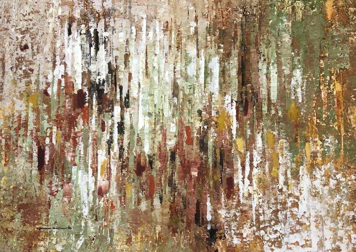 Dam Domido - Le temps des vendanges - 150 x 100 cm, Antiquités & Art, Art | Peinture | Moderne