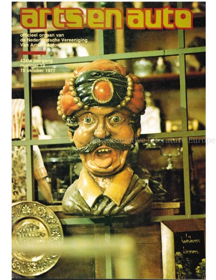 1977 ARTS EN AUTO MAGAZINE 19 NEDERLANDS, Boeken, Auto's | Folders en Tijdschriften, Ophalen of Verzenden