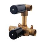 Wiesbaden Inbouwdeel 2-wegs Douchethermostaat, Doe-het-zelf en Bouw, Ophalen of Verzenden, Nieuw, Chroom, Kraan