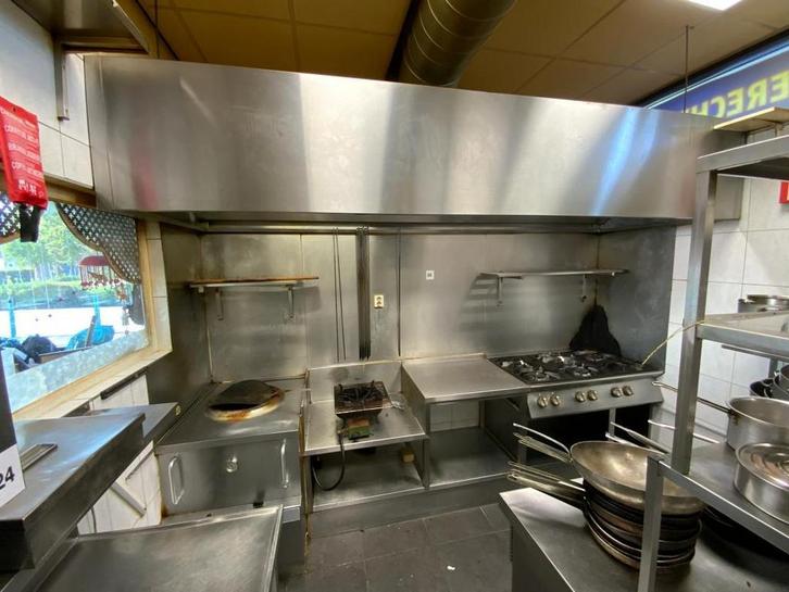 Online veiling: RVS Bakwand met Tandoor Oven en Gasfornuis, Zakelijke goederen, Horeca | Keukenapparatuur, Gebruikt