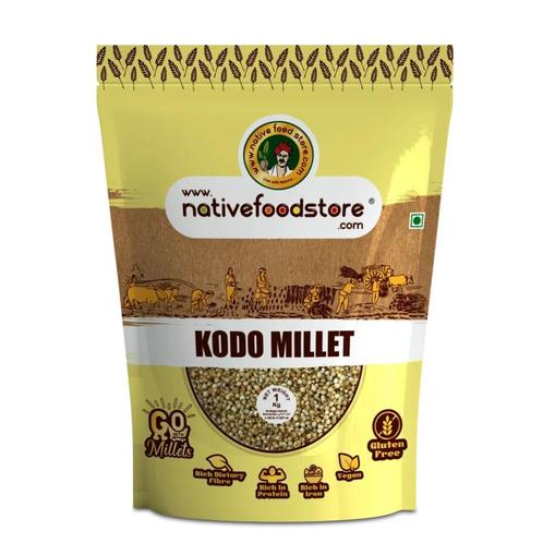 Gierst Kodo - Kodo Millet (Varagu) Whole - 1 kg, Sport en Fitness, Gezondheidsproducten en Wellness, Ophalen of Verzenden