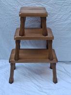 Set bijzettafels (3) - Eik - Brutalist midden blond