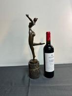 Junu - Figuur - Bronzefigur Weiblicher Akt - Brons, Marmer, Antiek en Kunst