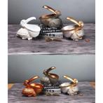 Pelikaan Beeld Sleutelhouder - Decor Miniatuur Ornament Hars