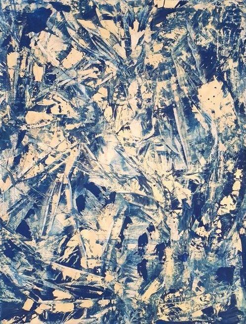 Jürgen Angeler - Golden Panther - XXL, Antiek en Kunst, Kunst | Schilderijen | Modern