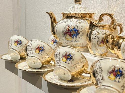 Italiaans Servies - Theeservies (15) - Keramiek, Porselein -, Antiek en Kunst, Antiek | Meubels | Tafels