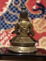 Standbeeld van godin Tara - Koper, Verguld - Tibet - eind