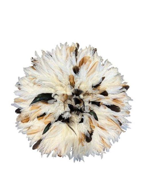 Wanddecoratie - Kameroen - Natuurlijke Juju-hoed - 40 cm, Antiek en Kunst, Kunst | Designobjecten