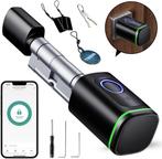 Smart lock - Slim deurslot - 60-85 mm - Zwart - Tuya, Verzenden, Nieuw