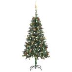 vidaXL Kunstkerstboom met verlichting en kerstballen 150 cm, Verzenden