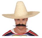 Sombrero Naturel 50cm, Hobby en Vrije tijd, Feestartikelen, Verzenden, Nieuw