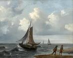 W Troost II (1812-1893) - Kustgezicht, Antiek en Kunst, Kunst | Schilderijen | Klassiek