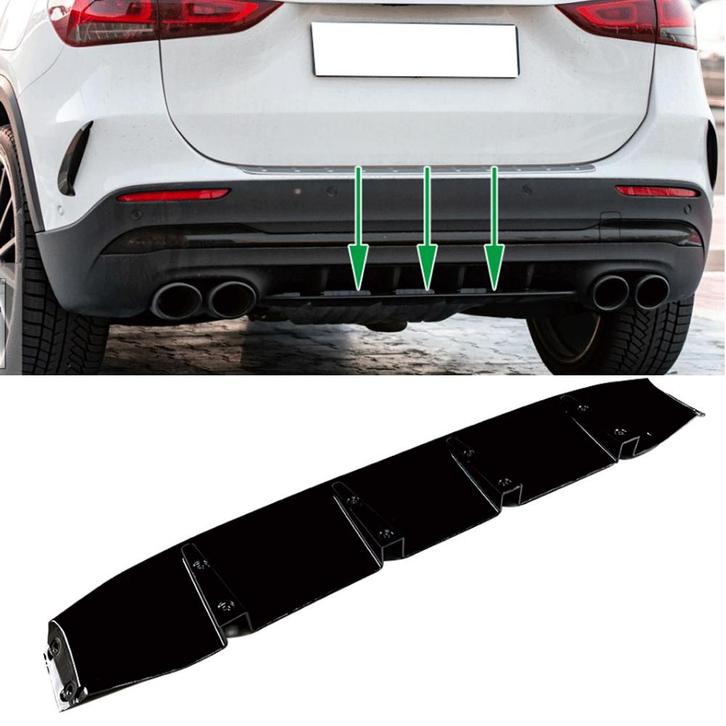 Diffusor onderspoiler passend voor Mercedes GLA H247 met AMG, Auto diversen, Auto-accessoires, Verzenden