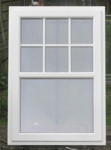 pvc raam , chassis , venster , kozijn 90 x 130 wit, Doe-het-zelf en Bouw, Raamkozijnen en Schuifdeuren, Inclusief glas, Nieuw
