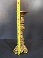 Kandelaar - Brons - Altaar kandelaar - 37cm, Antiek en Kunst