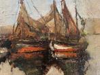 Jan Thijs (1891 - 1970) - De haven van Nieuwpoort., Antiek en Kunst