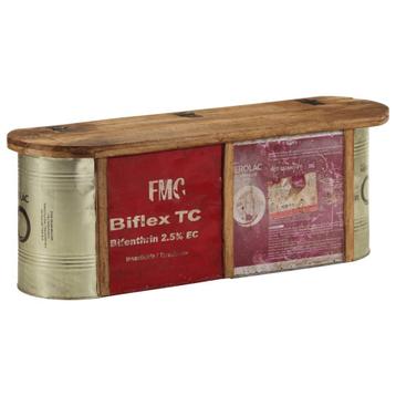 vidaXL Opbergbank / dressoir 120x30x40 cm massief gerecycled, Verzenden