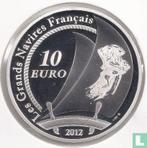Frankrijk 10 euro 2012 (PROOF) LHermione, Postzegels en Munten, Munten | Europa | Euromunten, Verzenden, Goud, Frankrijk, 10 euro