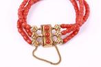 Bracelet - 14 carats Or jaune Corail, Bijoux, Sacs & Beauté, Bijoux anciens