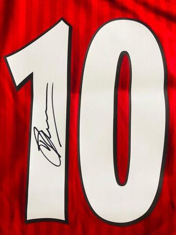 Dennis Bergkamp - Maillot officiel signé Arsenal Icon
