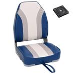 vidaXL 2-delige Bootstoelenset met hoge rugleuning, Watersport en Boten, Verzenden, Nieuw