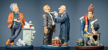 sculptuur, Drie verschillende beroepen beelden: