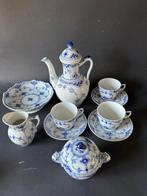 Royal Copenhagen - Drinkservies (12) - Blue Fluted Half Lace, Antiquités & Art