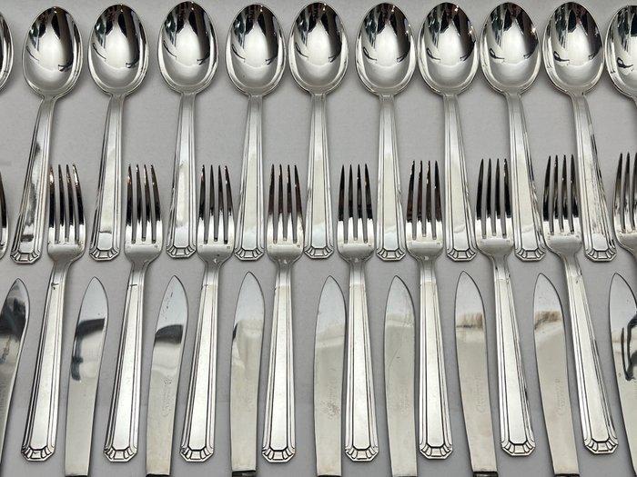 Orfèvre Caplan André - Bestekset (61) - Verzilverd, Antiek en Kunst, Antiek | Meubels | Tafels