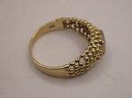 Ring - 14 karaat Geel goud, Granulaattechniek UNIKAT, Handtassen en Accessoires, Ringen, Nieuw