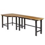 Werkbank hoekopstelling - Hoek werkbank 260 cm lang zwart, Doe-het-zelf en Bouw, Werkbanken, Ophalen of Verzenden, Nieuw