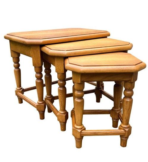 Table dappoint (3) - Chêne - Topstaat, Antiek en Kunst, Kunst | Designobjecten