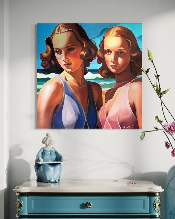 Biatturi Irina - Les Copines, Antiek en Kunst, Kunst | Designobjecten