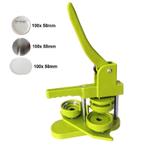 Button Maker Machine 58mm Buttons Zelf Maken Set Groen, Verzenden, Nieuw
