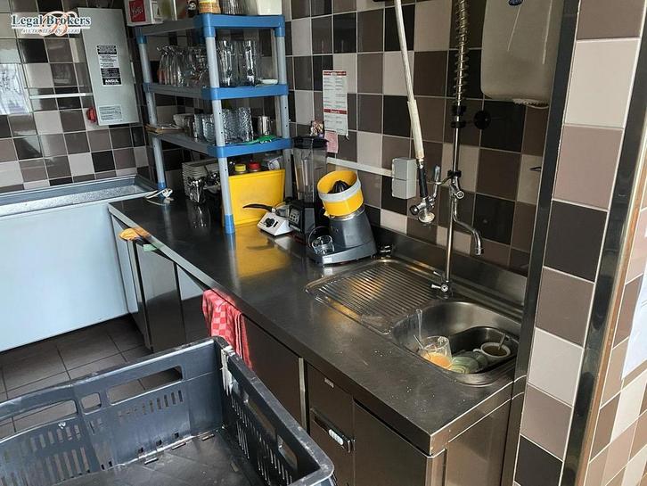 RVS Koeltoog 4 deurs met spoelbakje en, Zakelijke goederen, Horeca | Keukenapparatuur, Overige typen, Ophalen of Verzenden