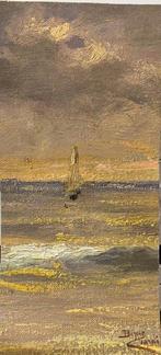 Beppe Ciardi (1875-1932), attr. - Marina con Barca