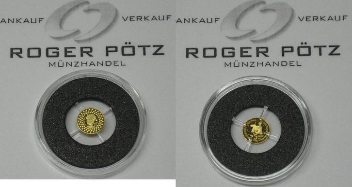 Frankreich 5 Euro 2021 goud Pp 75 Jahre Kleiner Prinz goud, Postzegels en Munten, Munten | Europa | Euromunten, België, Verzenden