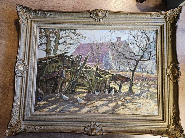 Hollandse School (XX) - Schitterend impressionistisch Larens, Antiek en Kunst, Kunst | Schilderijen | Klassiek