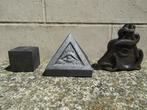 SHUNGITE Oog van de Voorzienigheid - Alziend Oog Piramide +