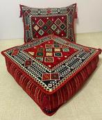 Kelim - 60 cm - 60 cm - Poef en kussen